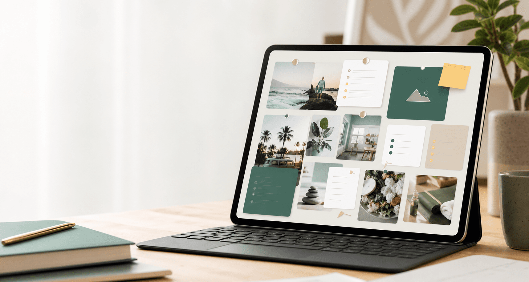 Vision board app preview